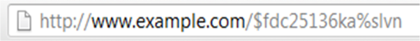 example of a bad url